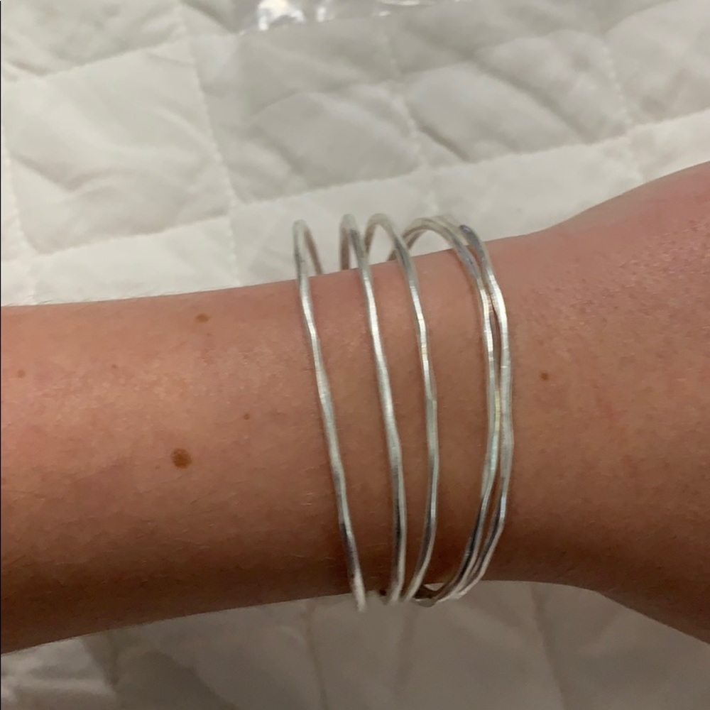 Stella and dot Quinn silver bracelet